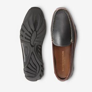 Allen Edmonds BOULDER Venetian Driving‎ Moccasin 11 B  Black / Brown